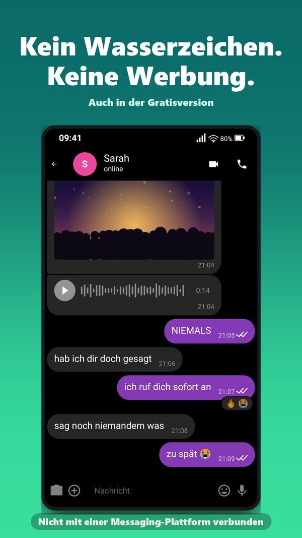 Export ohne Wasserzeichen