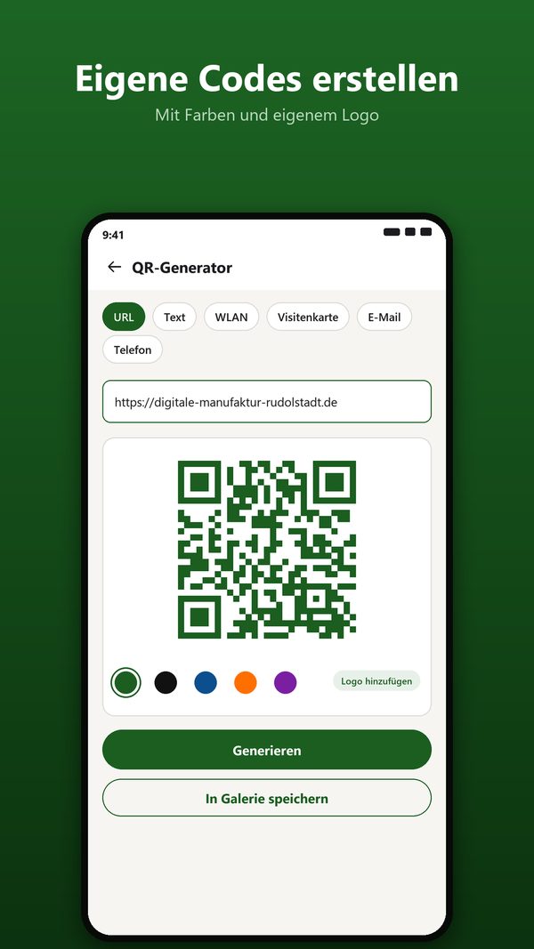 Eigenen QR-Code erzeugen
