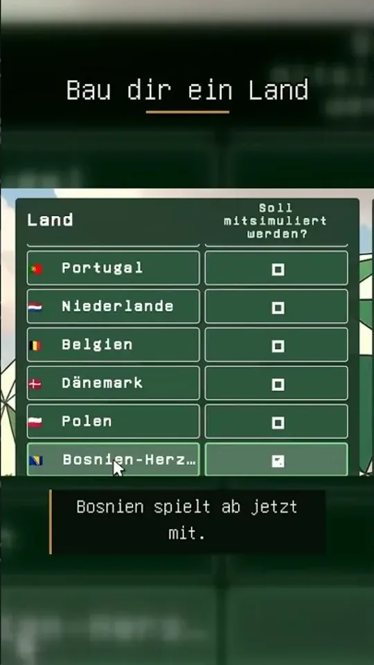 Dein Land fehlt? Bau es dir in Anpfiff1